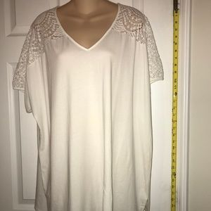 Coldwater Creek Crochet Luxe top